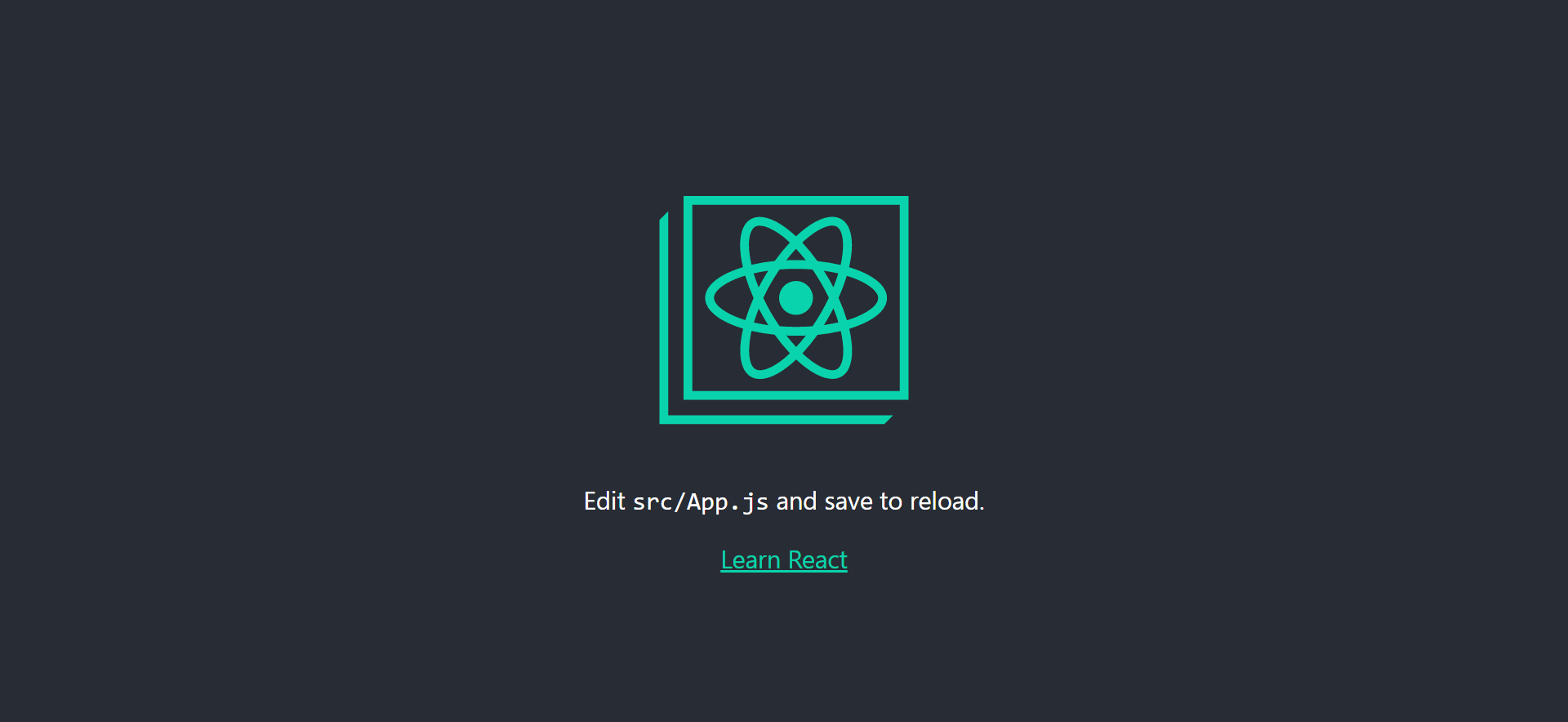 Create react app screen